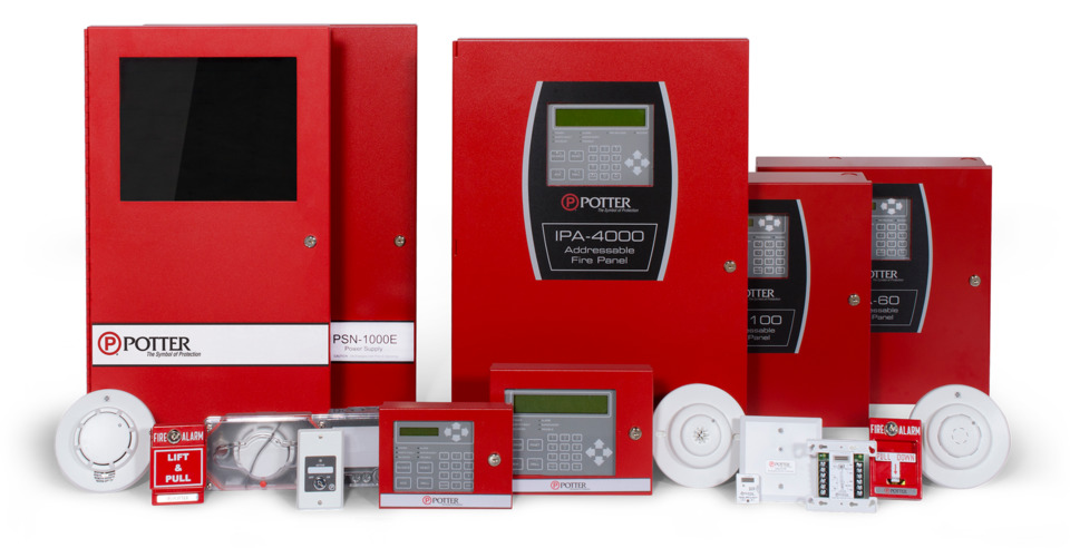Potter Fire Pannel Fire Alarm Control Panel